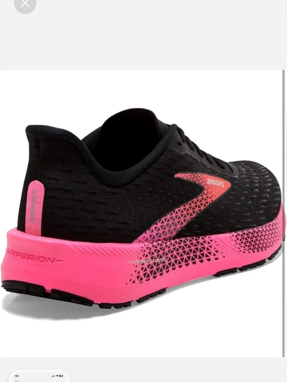 Brooks Women's Black & Hot Pink Performance Running Shoe